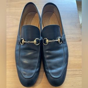 Gucci black loafers mens size 11 1/2